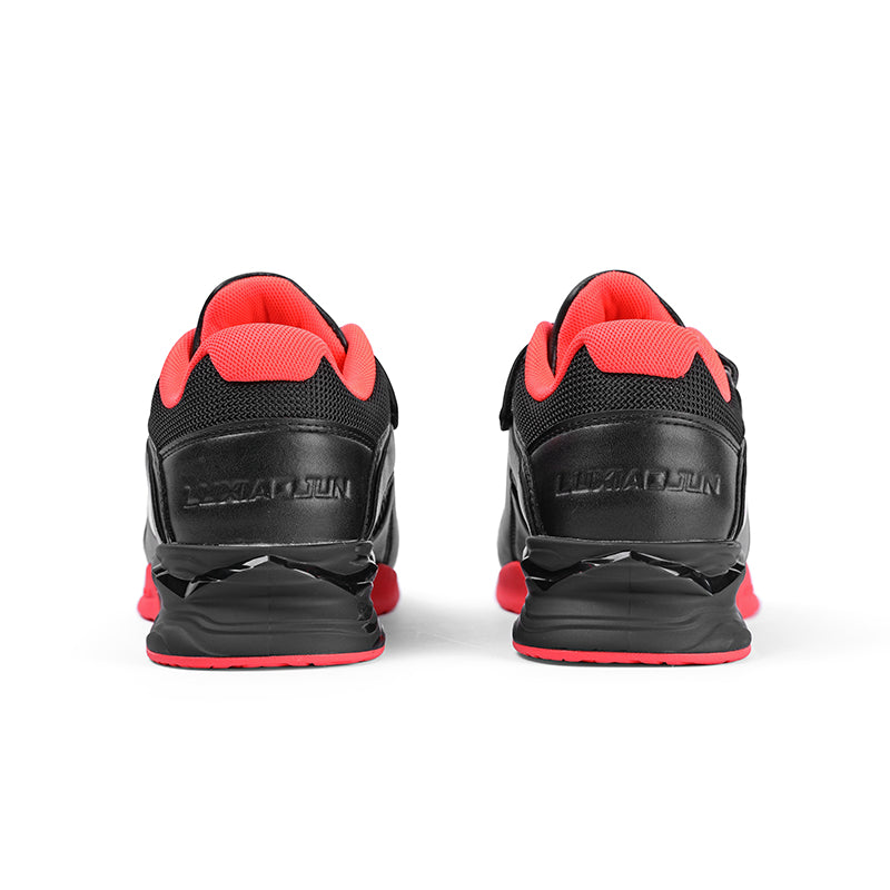 LUXIAOJUN Chaussures d’haltérophilie – Noir & Rouge