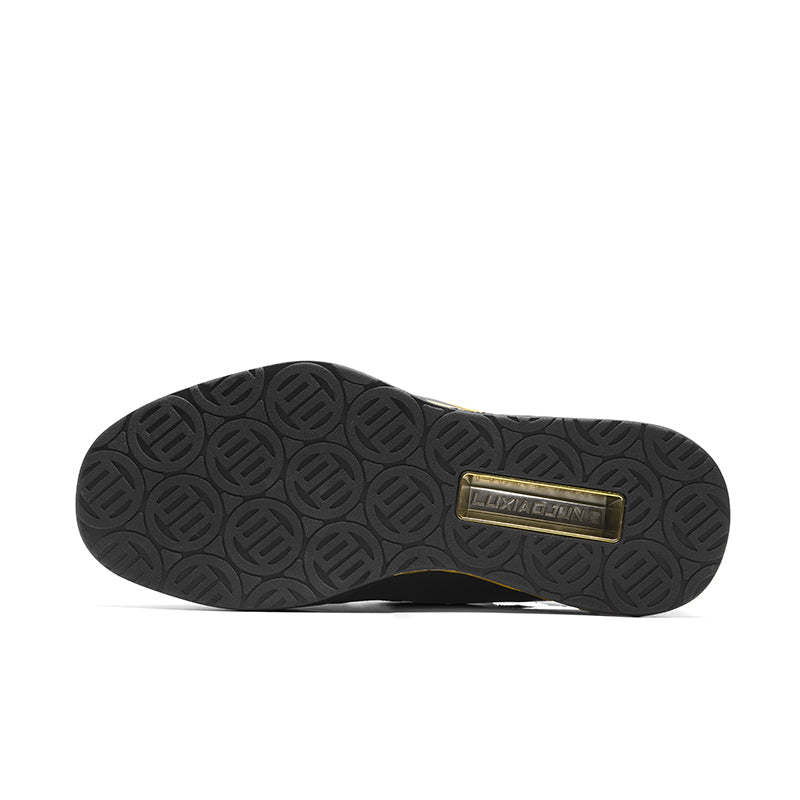 LUXIAOJUN Chaussures d’haltérophilie – Noir & Doré (édition Serpent)