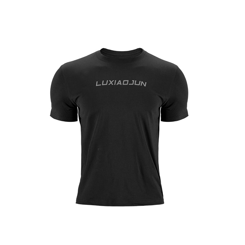 T-shirt classique pour homme noir