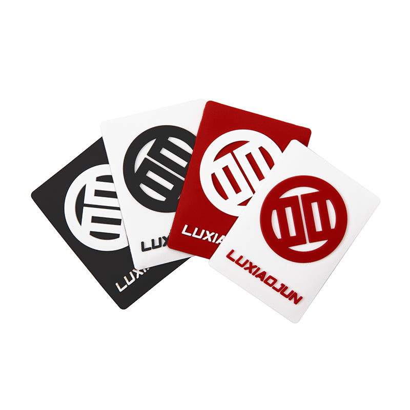 Patch LUXIAOJUN LOGO blanc et noir
