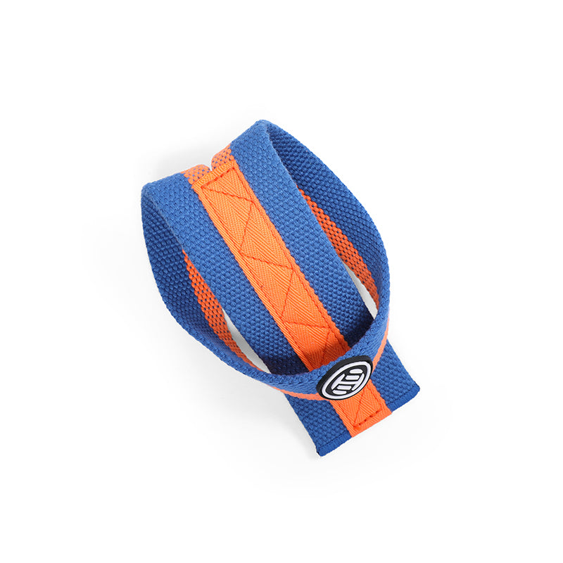 Sangle d’haltérophilie LUXIAOJUN L30 bleu et orange