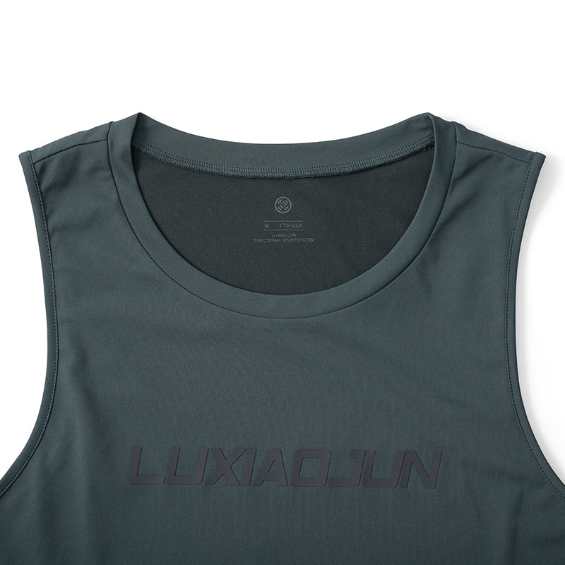 LUXIAOJUN Daily Essentials Débardeur de performance pour homme vert