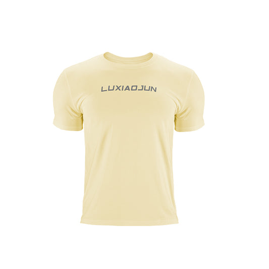T-shirt classique pour homme jaune