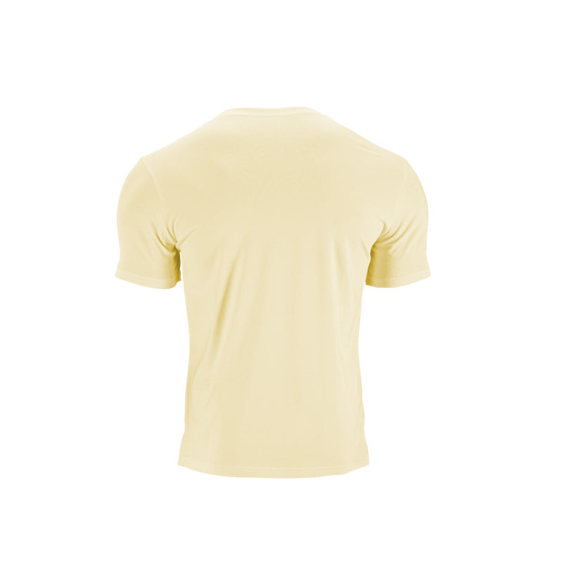 T-shirt classique pour homme jaune