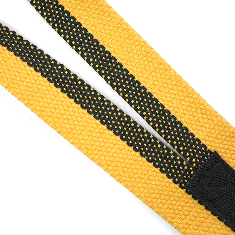 Sangle d’haltérophilie LUXIAOJUN L30 jaune et noir