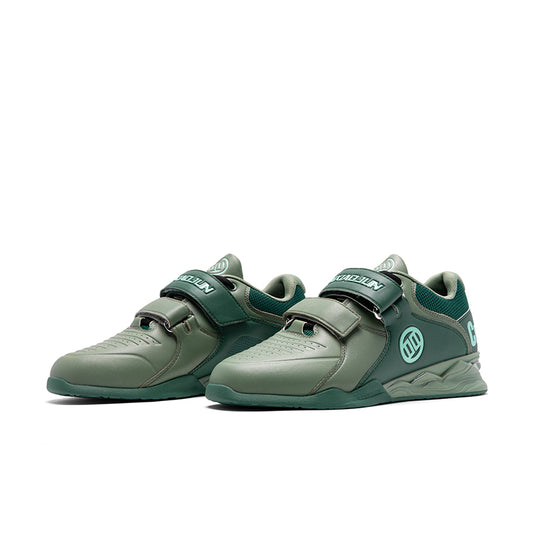LUXIAOJUN × CrossFit – Édition Limitée Chaussures d’haltérophilie (Vert foncé)
