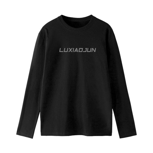 T-shirt manches longues unisexe noir