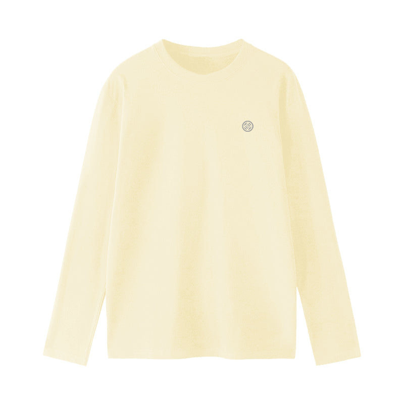 T-shirt manches longues unisexe jaune