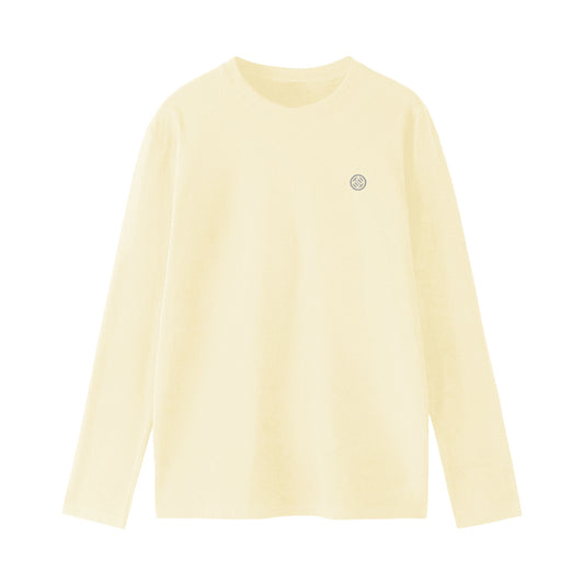 T-shirt manches longues unisexe jaune