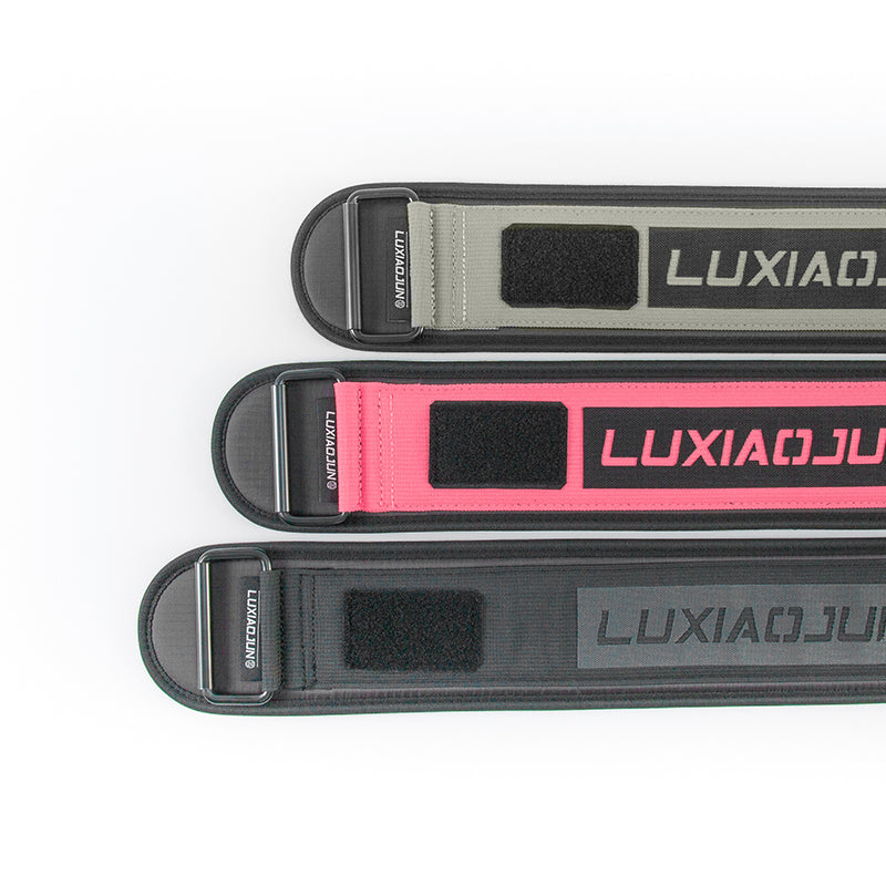Ceinture d'haltérophilie en nylon LUXIAOJUN 4″ noir