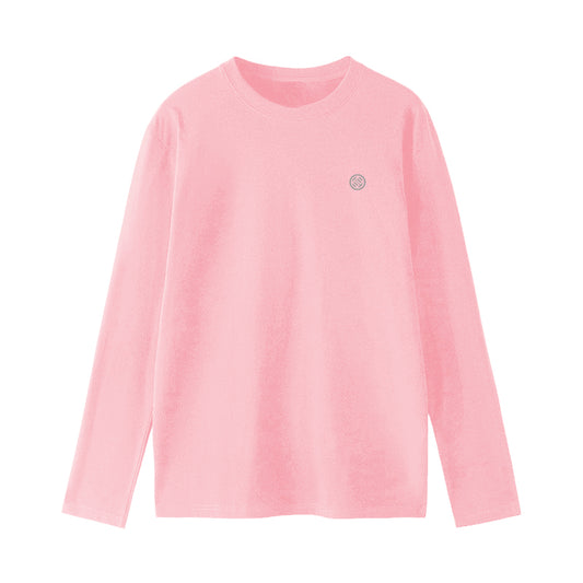 T-shirt manches longues unisexe rose