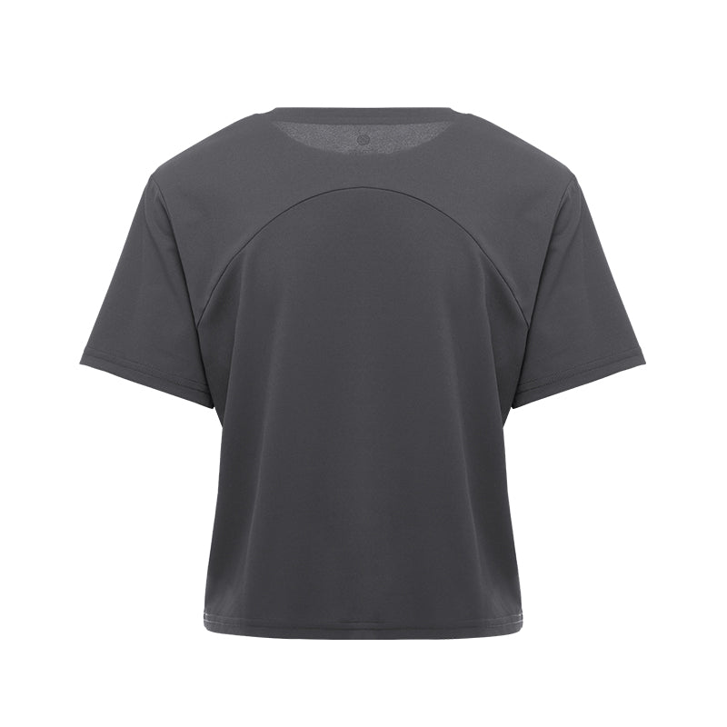 T-shirt de sport femme LUXIAOJUN noir – Collection Essentiels du quotidien noir