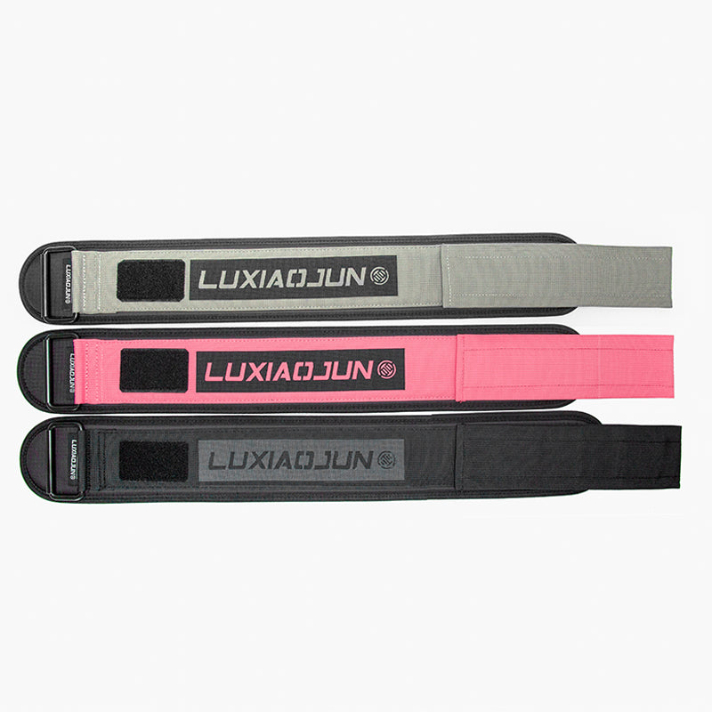 Ceinture d'haltérophilie en nylon LUXIAOJUN 4″ noir
