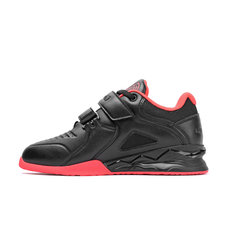 LUXIAOJUN Chaussures d’haltérophilie – Noir & Rouge