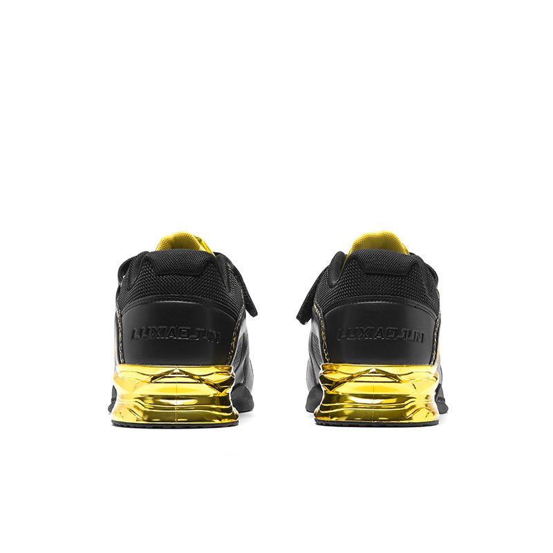 LUXIAOJUN Chaussures d’haltérophilie – Noir & Doré (édition Serpent)