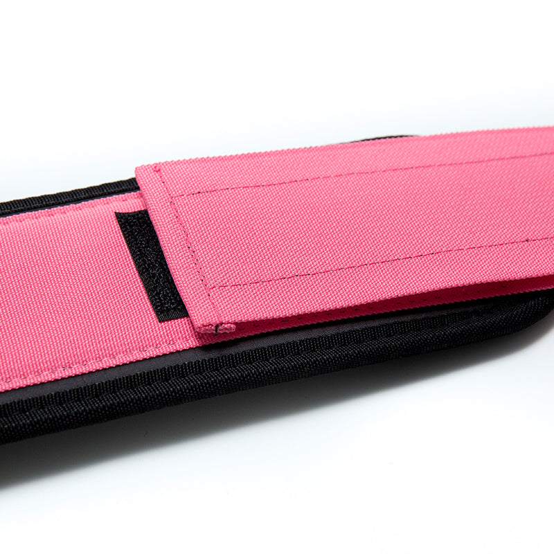 Ceinture d'haltérophilie en nylon LUXIAOJUN 4″ rose