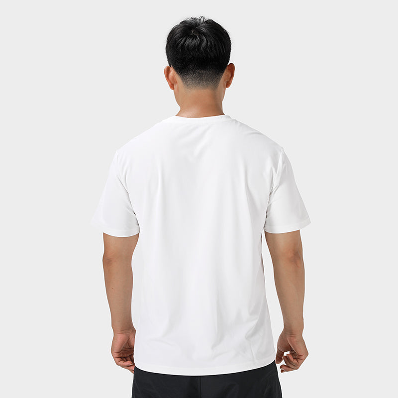 T-shirt de performance homme LUXIAOJUN blanc Daily Essentials blanc