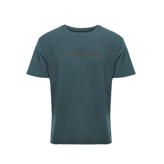 T-shirt de performance homme LUXIAOJUN vert Daily Essentials vert