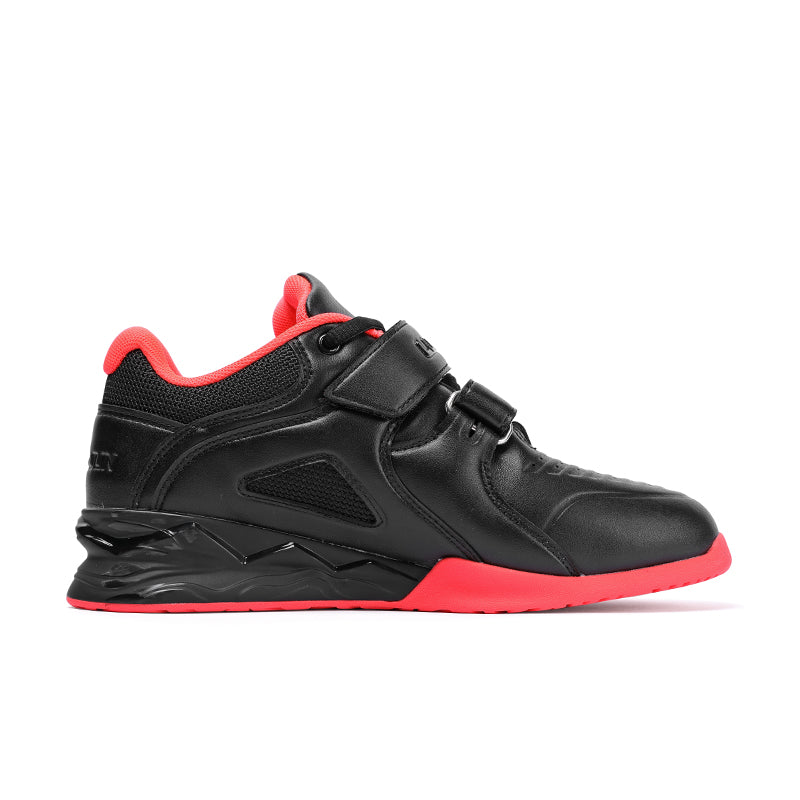 LUXIAOJUN Chaussures d’haltérophilie – Noir & Rouge