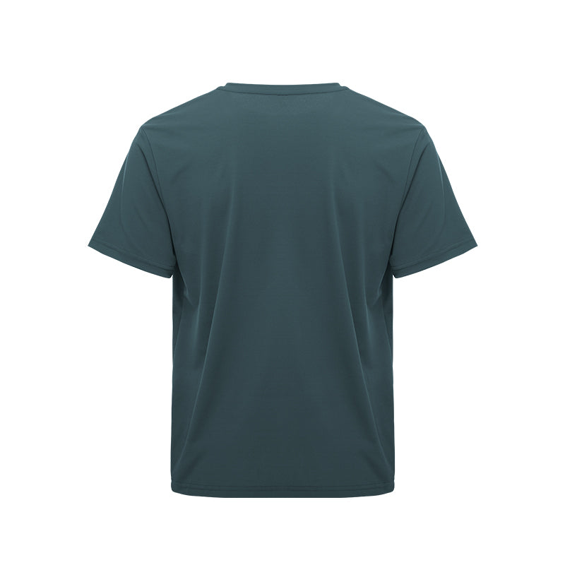 T-shirt de performance homme LUXIAOJUN vert Daily Essentials vert