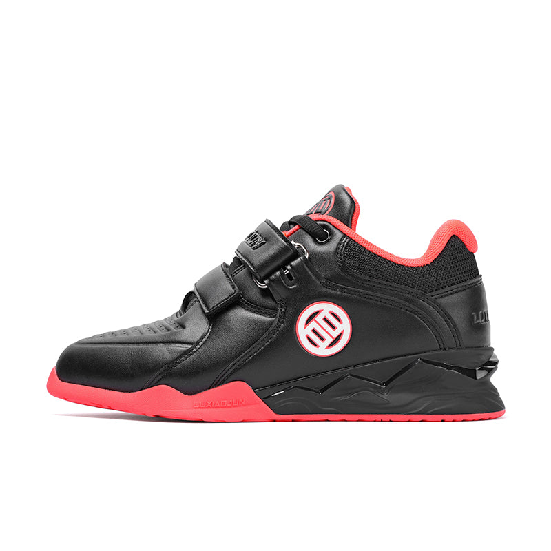 LUXIAOJUN Chaussures d’haltérophilie – Noir & Rouge